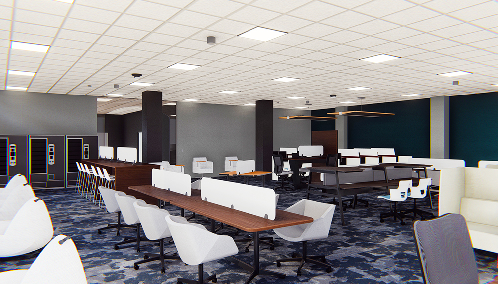 Library interior